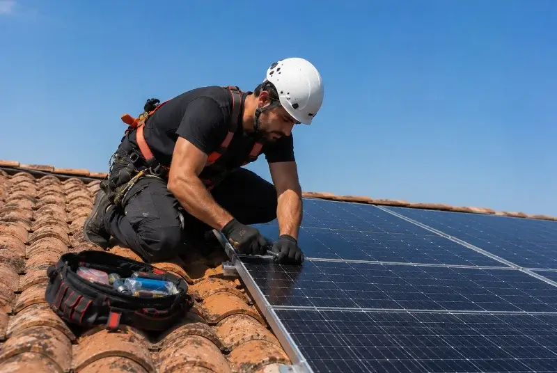 Maintenance et monitoring de panneaux solaires à Bossey