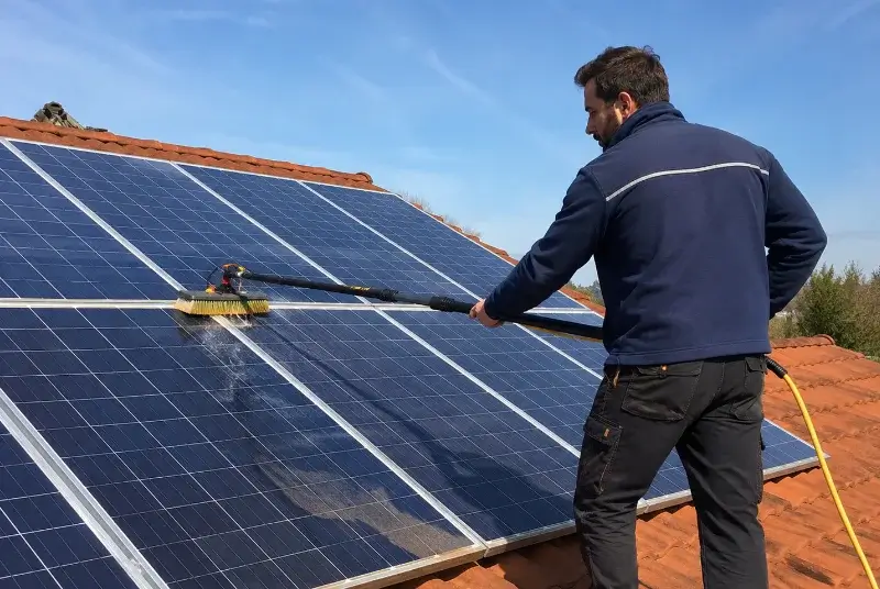 Nettoyage et entretien de panneaux solaires à Bossey